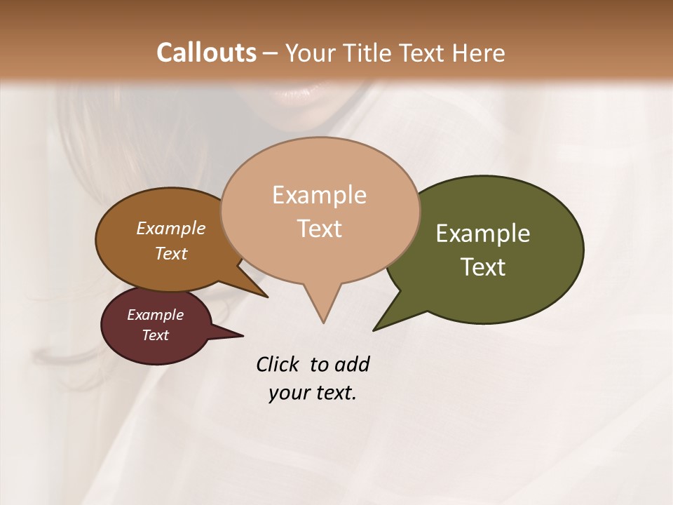 Topless Image Tempting PowerPoint Template