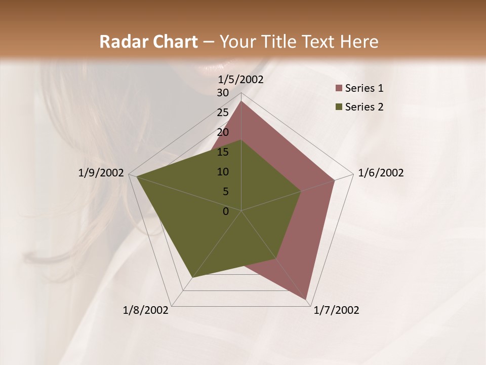Topless Image Tempting PowerPoint Template