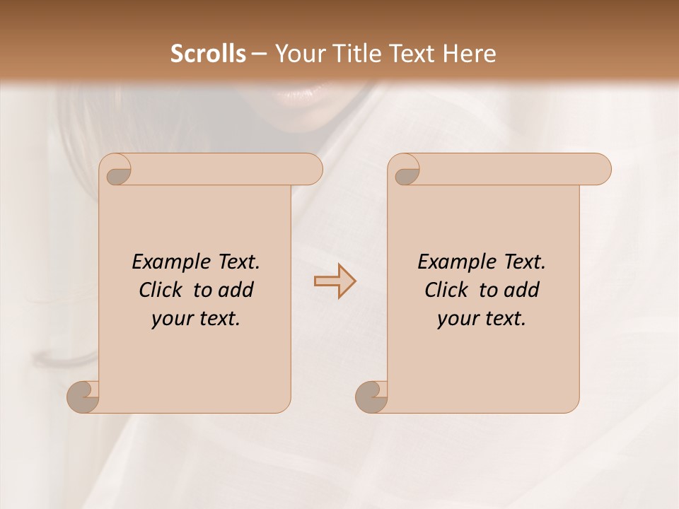 Topless Image Tempting PowerPoint Template
