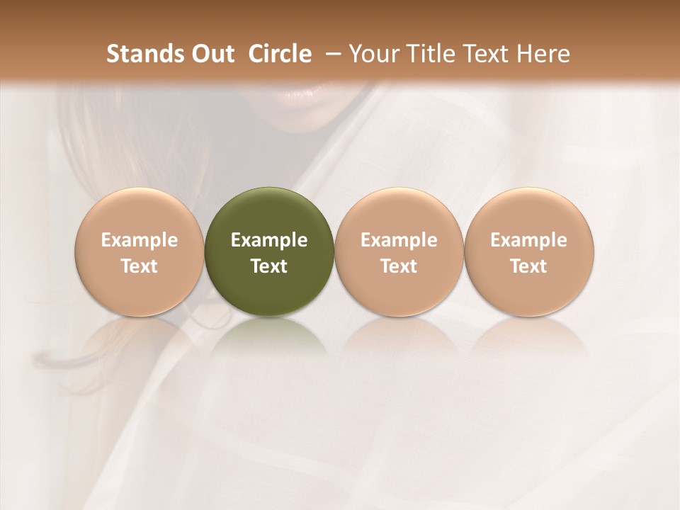 Topless Image Tempting PowerPoint Template