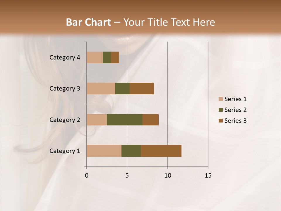 Topless Image Tempting PowerPoint Template