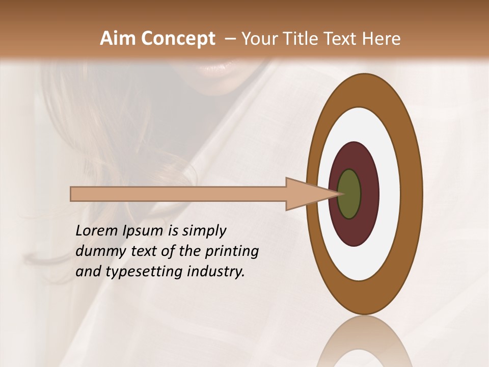 Topless Image Tempting PowerPoint Template