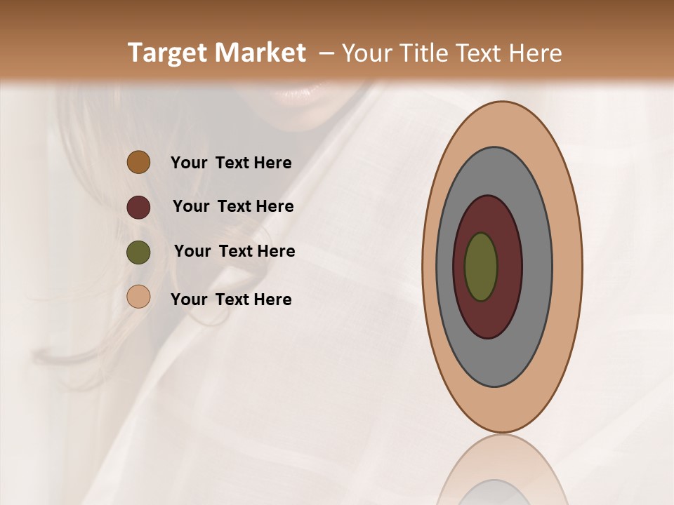 Topless Image Tempting PowerPoint Template