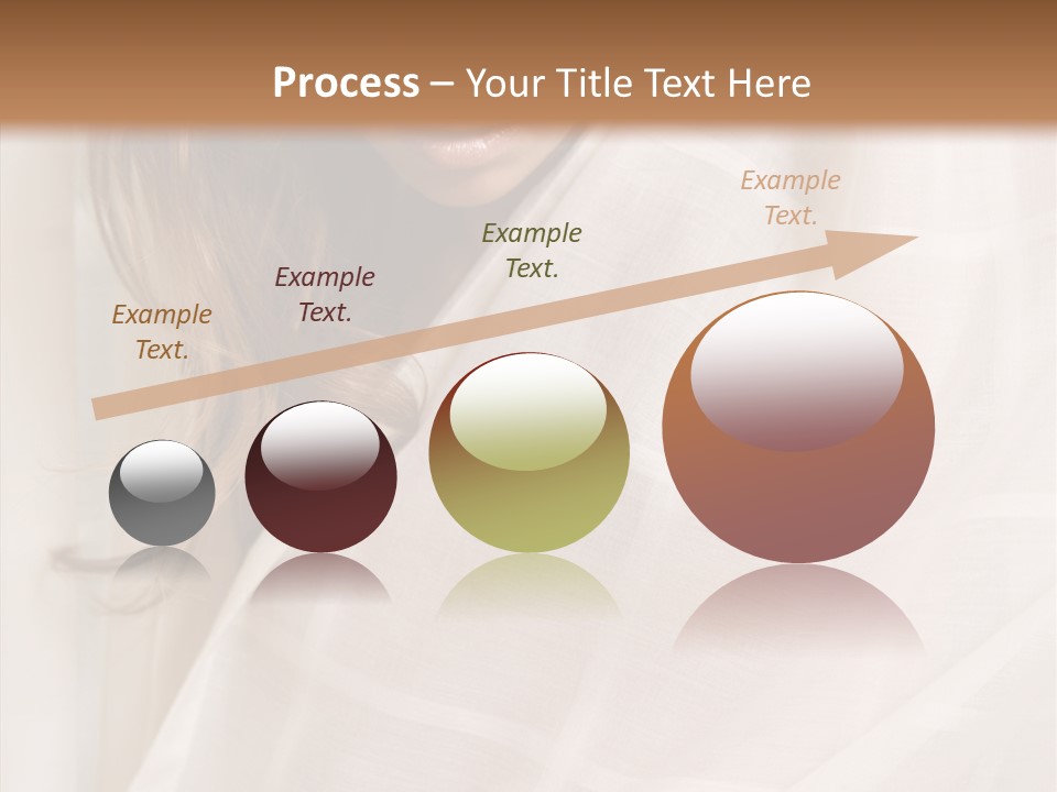 Topless Image Tempting PowerPoint Template