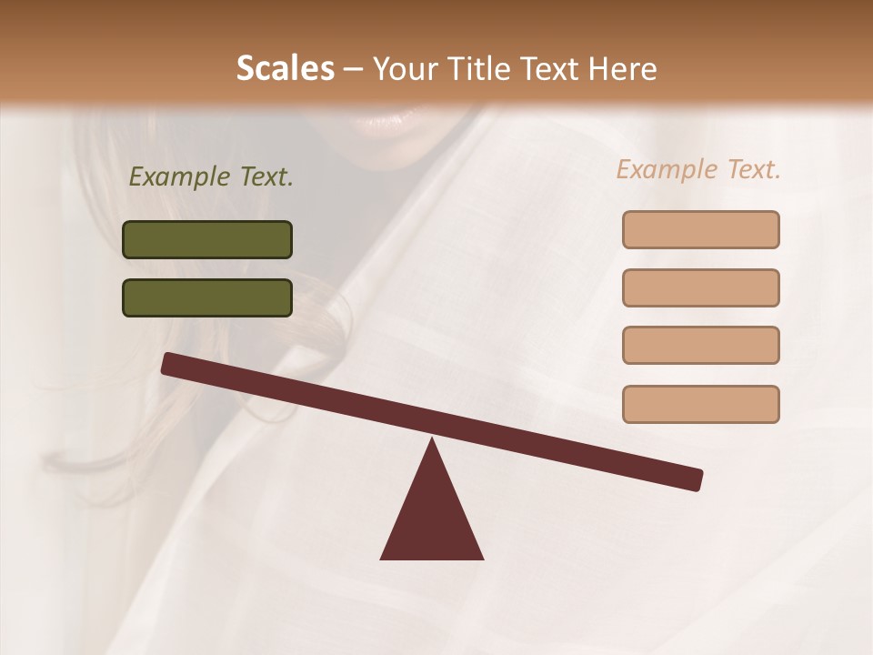 Topless Image Tempting PowerPoint Template