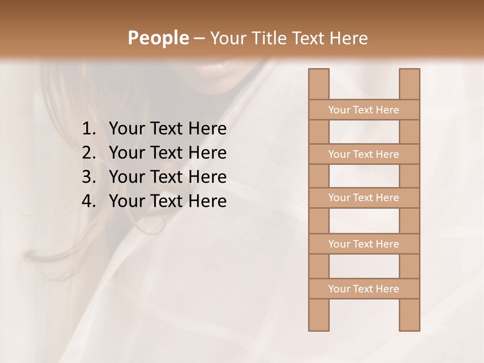 Topless Image Tempting PowerPoint Template