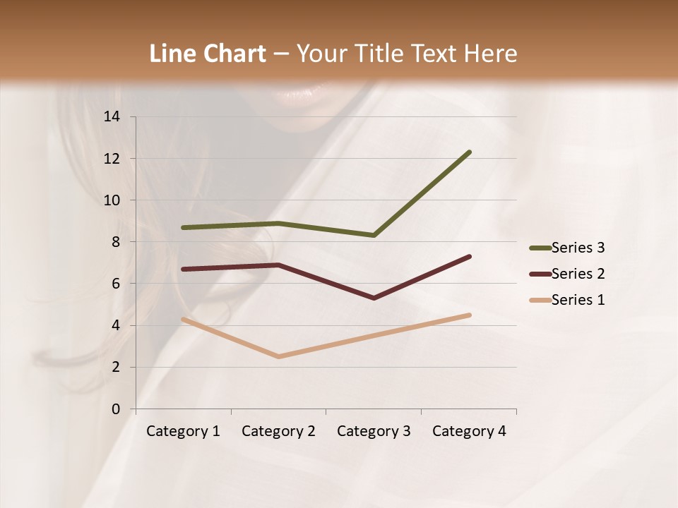 Topless Image Tempting PowerPoint Template