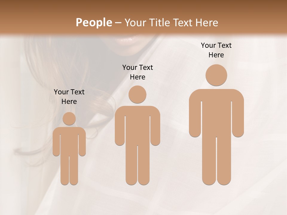 Topless Image Tempting PowerPoint Template