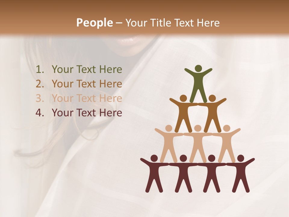 Topless Image Tempting PowerPoint Template