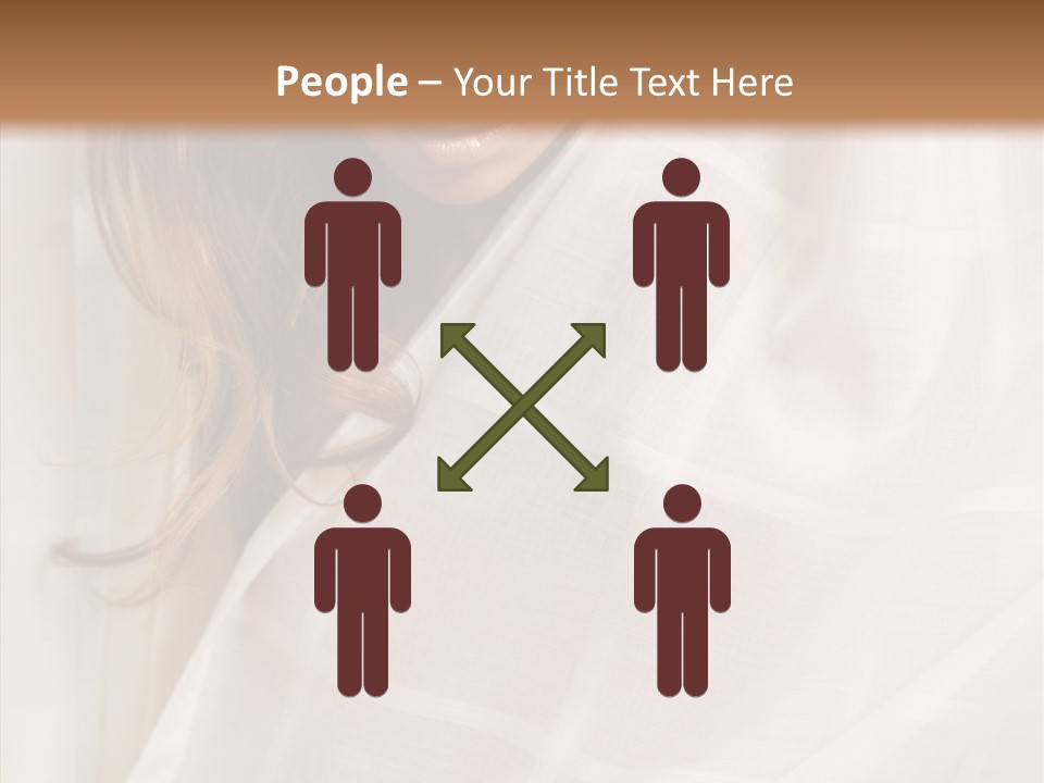 Topless Image Tempting PowerPoint Template