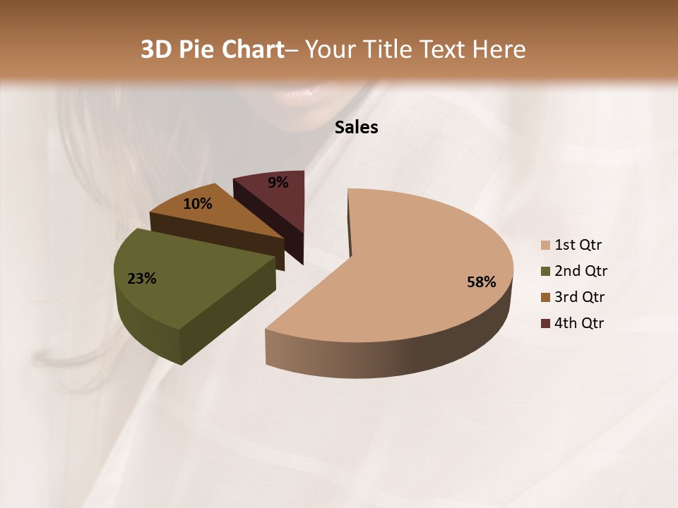 Topless Image Tempting PowerPoint Template