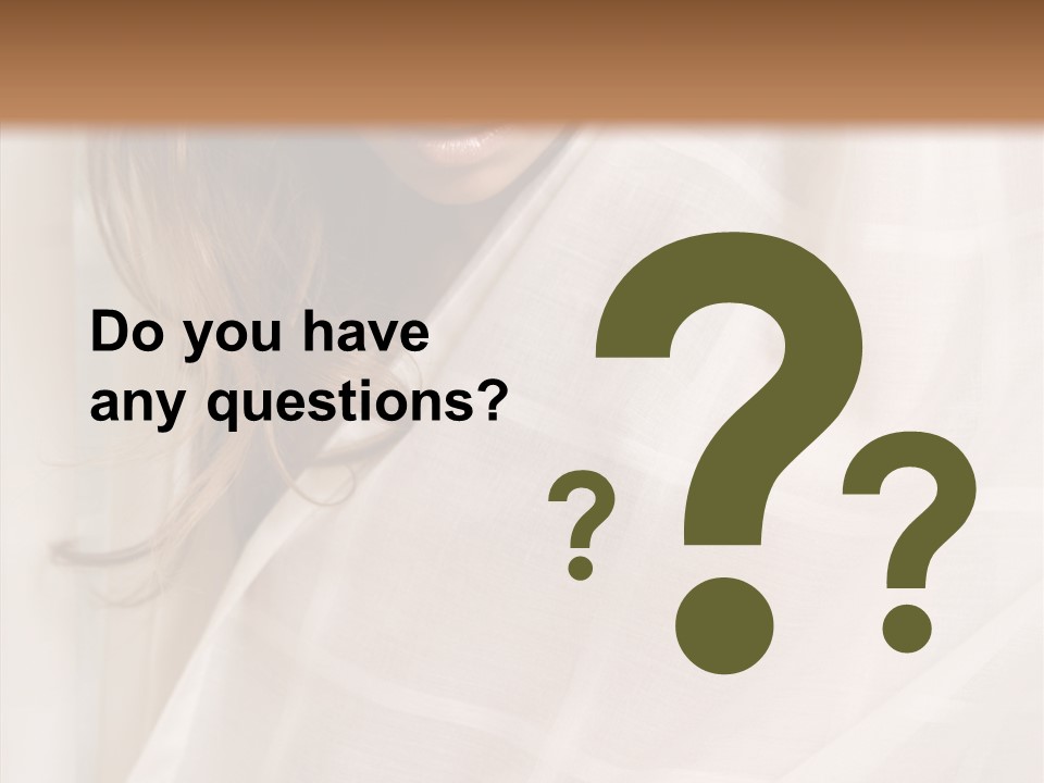 Topless Image Tempting PowerPoint Template