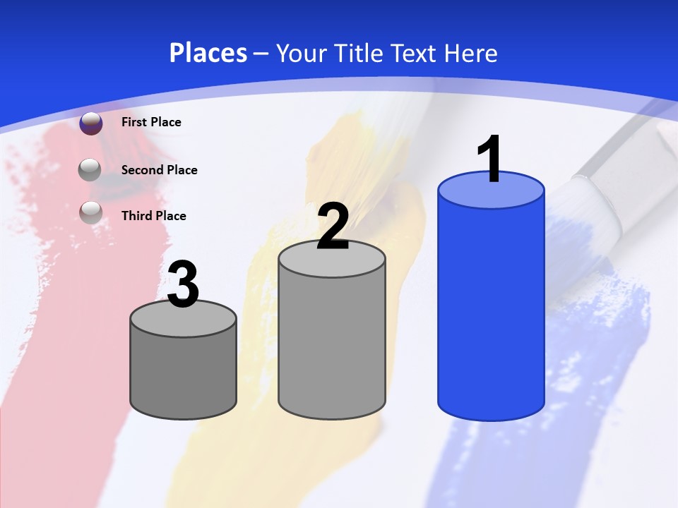 Painter Blue Education PowerPoint Template