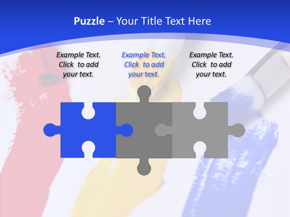 Painter Blue Education PowerPoint Template