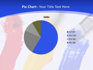 Painter Blue Education PowerPoint Template