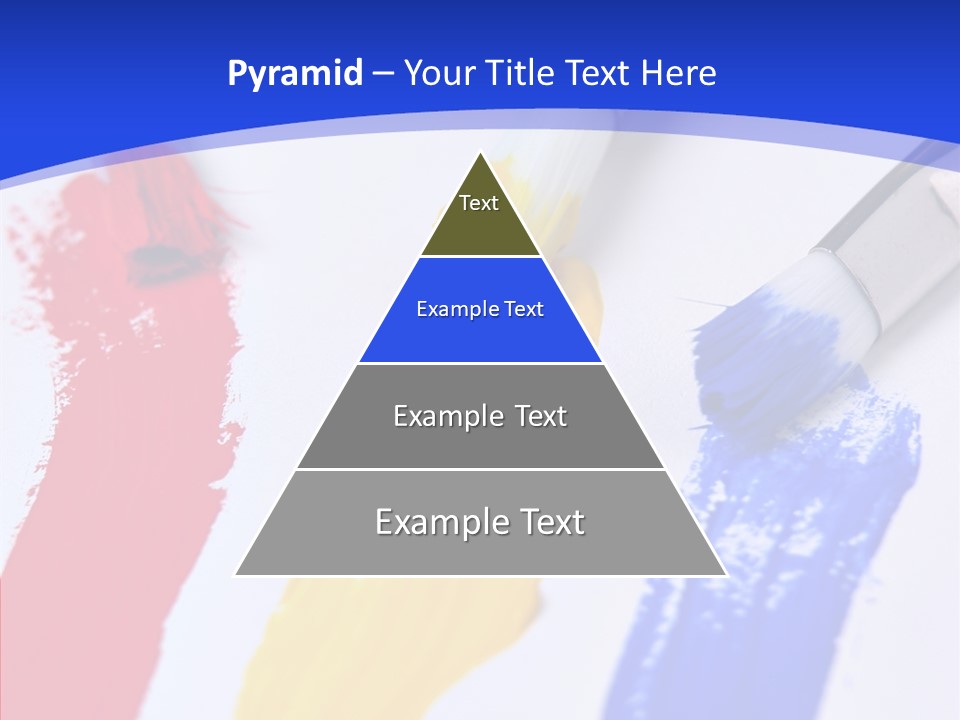 Painter Blue Education PowerPoint Template