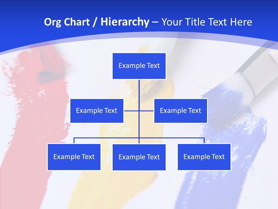 Painter Blue Education PowerPoint Template