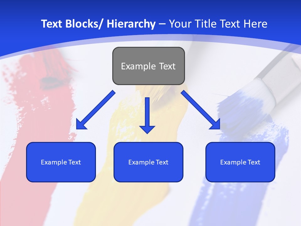 Painter Blue Education PowerPoint Template