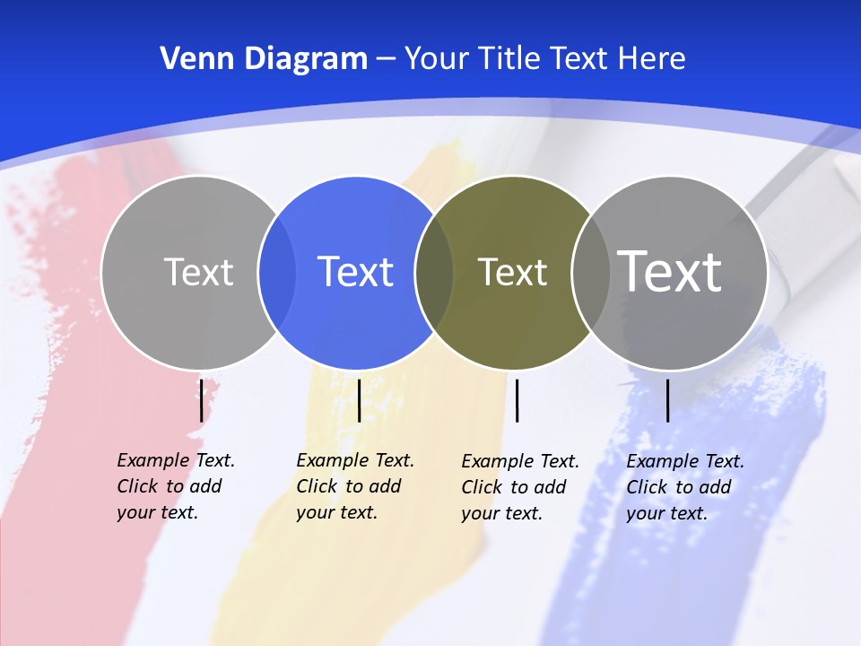 Painter Blue Education PowerPoint Template
