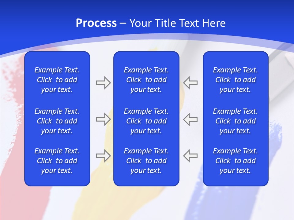 Painter Blue Education PowerPoint Template