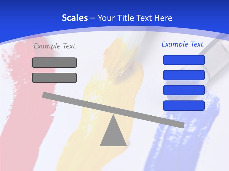 Painter Blue Education PowerPoint Template