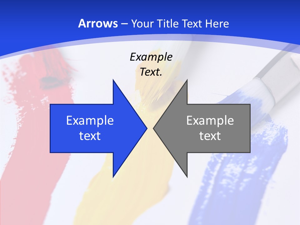 Painter Blue Education PowerPoint Template