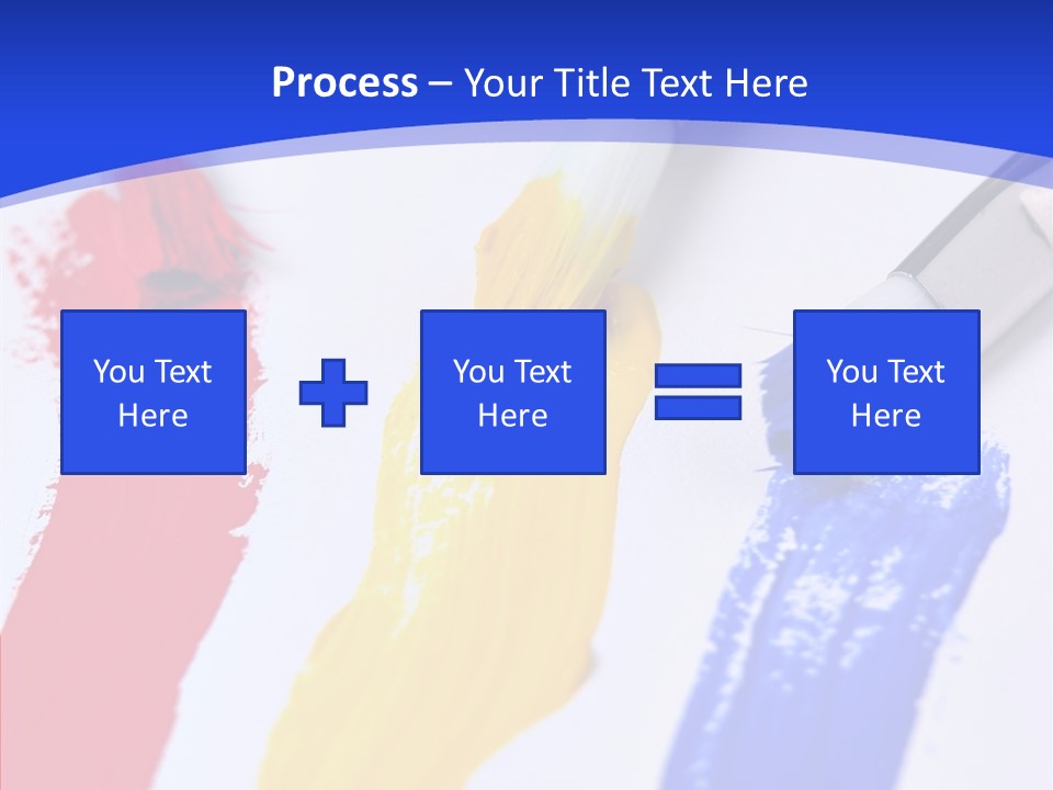 Painter Blue Education PowerPoint Template