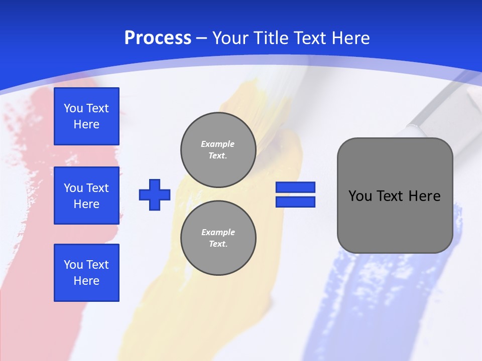 Painter Blue Education PowerPoint Template