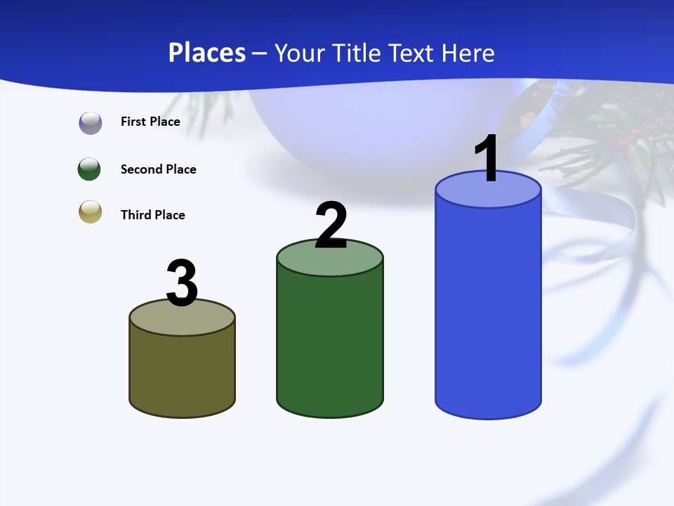 Xmas Forest Branch PowerPoint Template