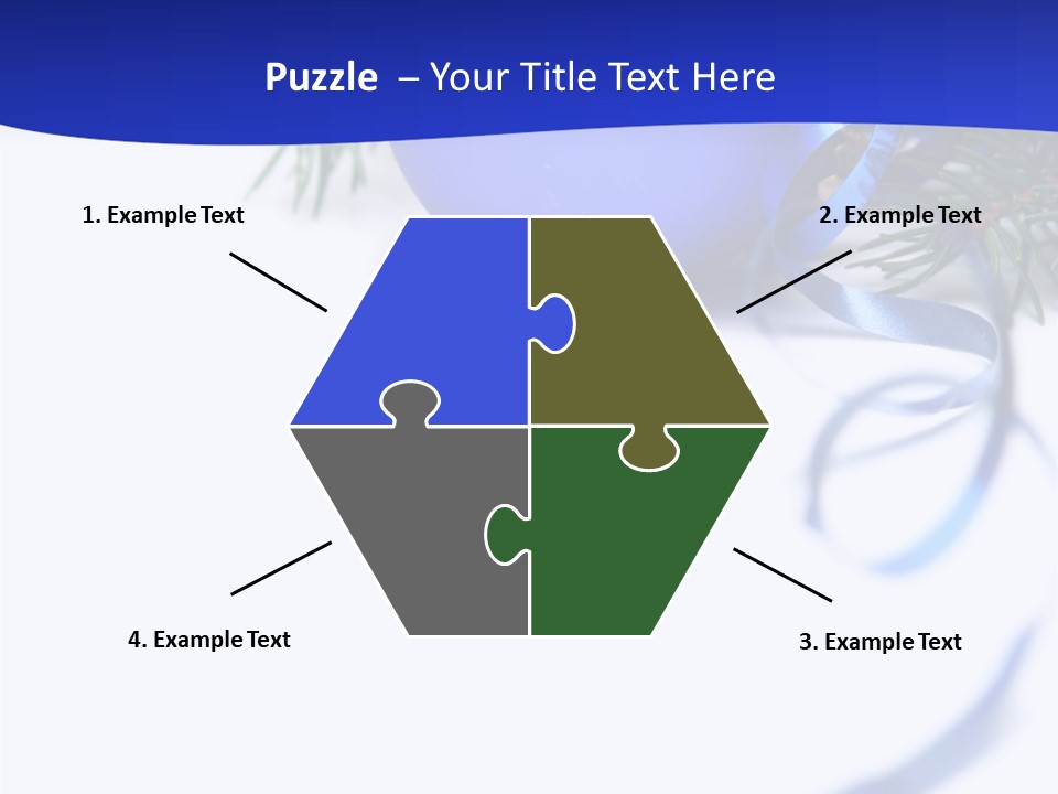 Xmas Forest Branch PowerPoint Template