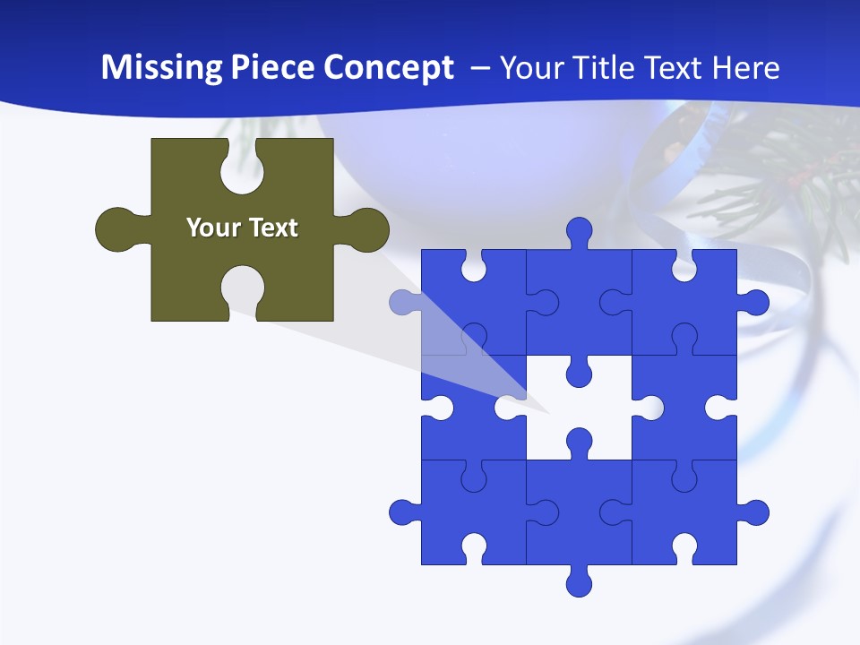 Xmas Forest Branch PowerPoint Template