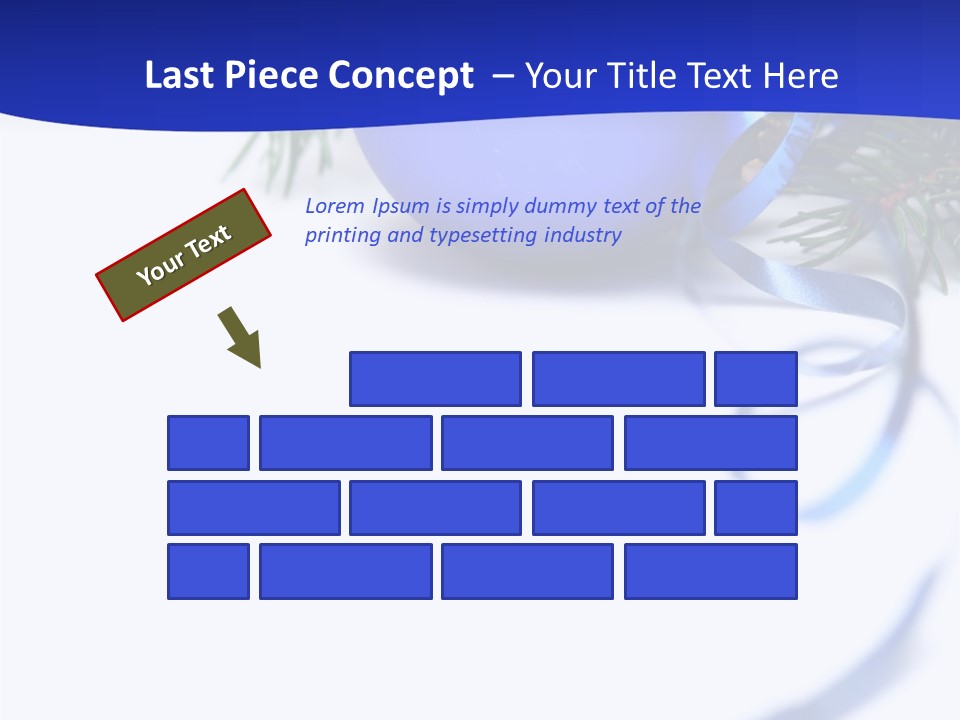 Xmas Forest Branch PowerPoint Template