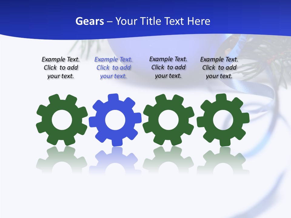 Xmas Forest Branch PowerPoint Template