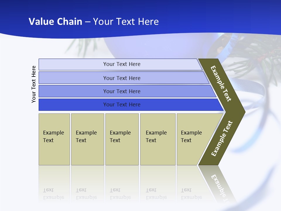 Xmas Forest Branch PowerPoint Template