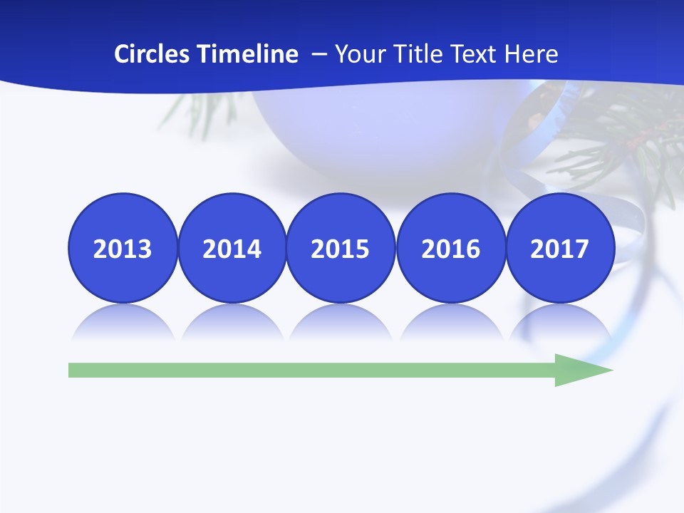 Xmas Forest Branch PowerPoint Template