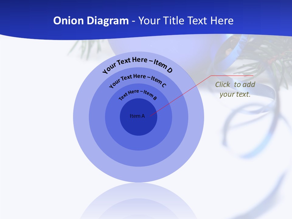 Xmas Forest Branch PowerPoint Template