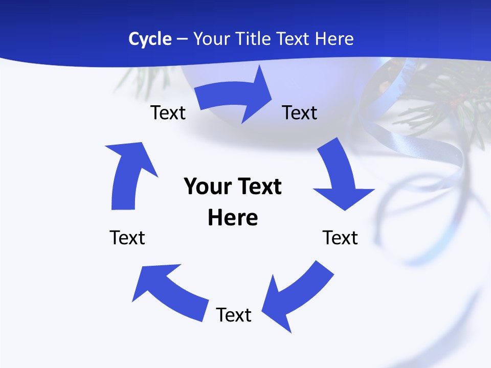 Xmas Forest Branch PowerPoint Template