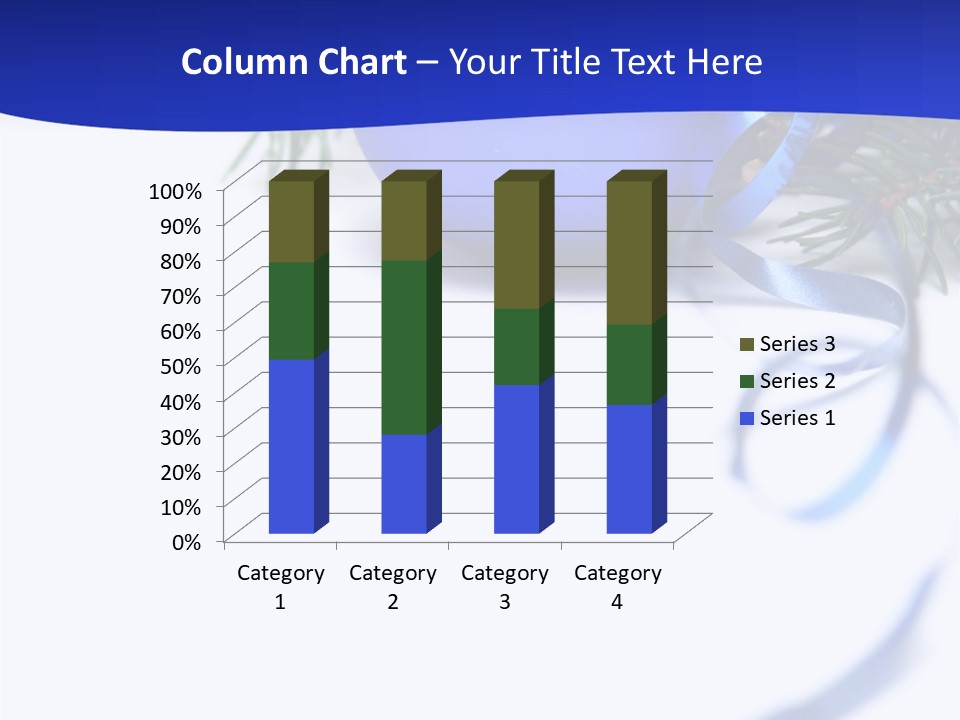 Xmas Forest Branch PowerPoint Template