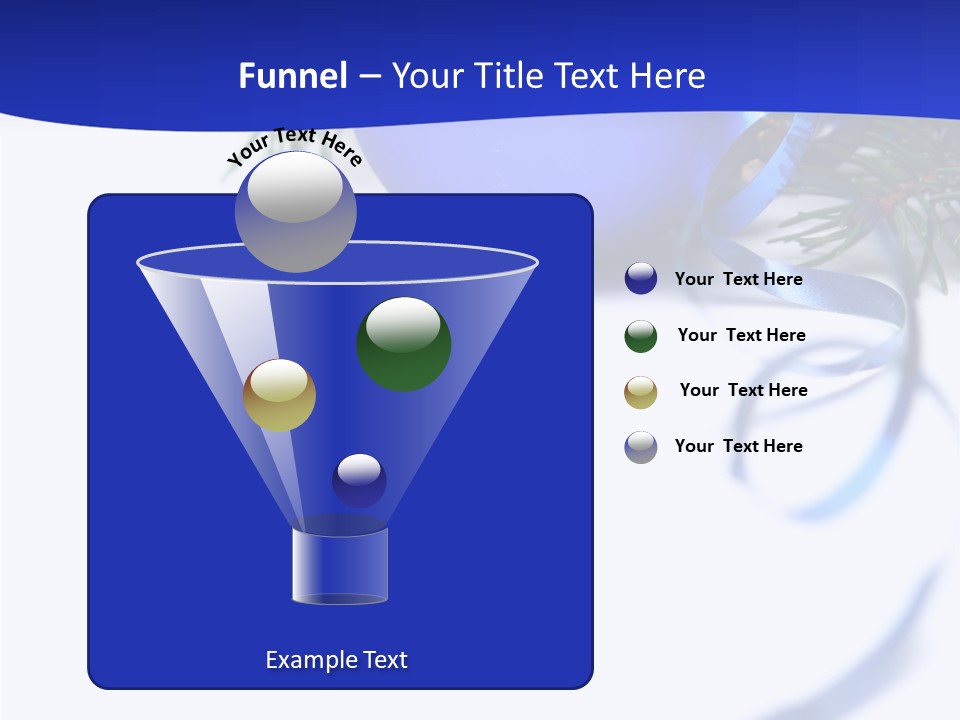 Xmas Forest Branch PowerPoint Template