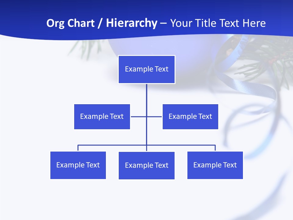 Xmas Forest Branch PowerPoint Template