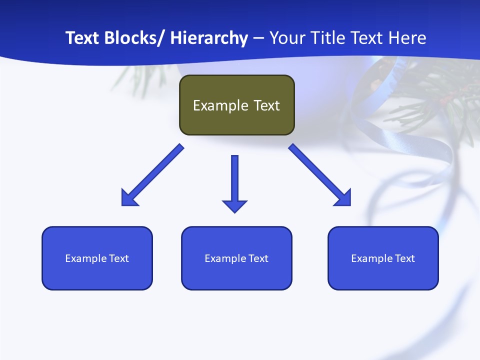Xmas Forest Branch PowerPoint Template