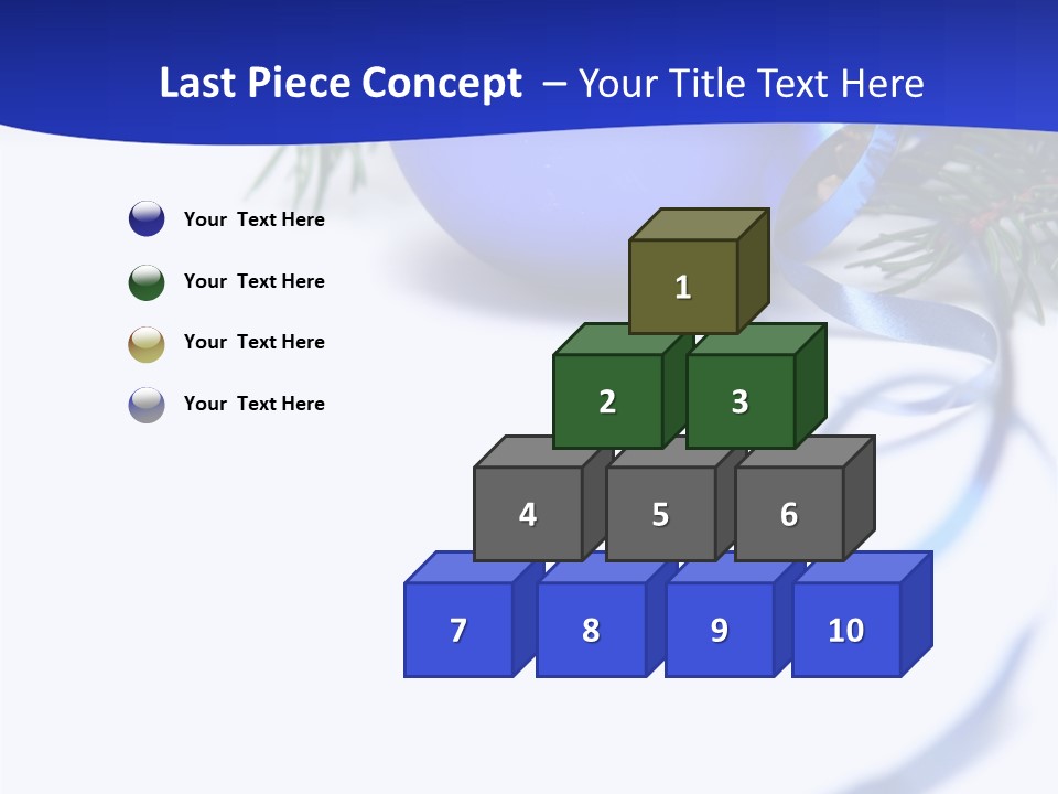 Xmas Forest Branch PowerPoint Template