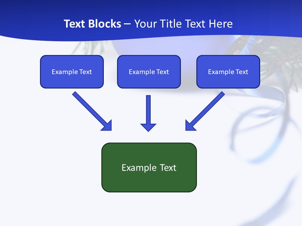 Xmas Forest Branch PowerPoint Template