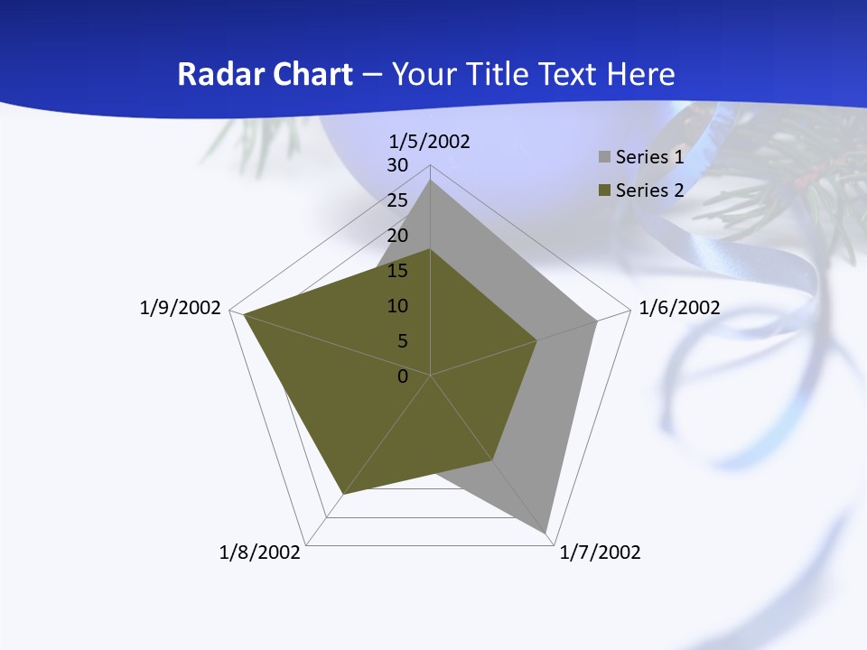 Xmas Forest Branch PowerPoint Template