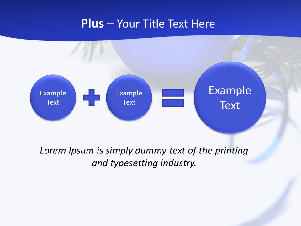 Xmas Forest Branch PowerPoint Template