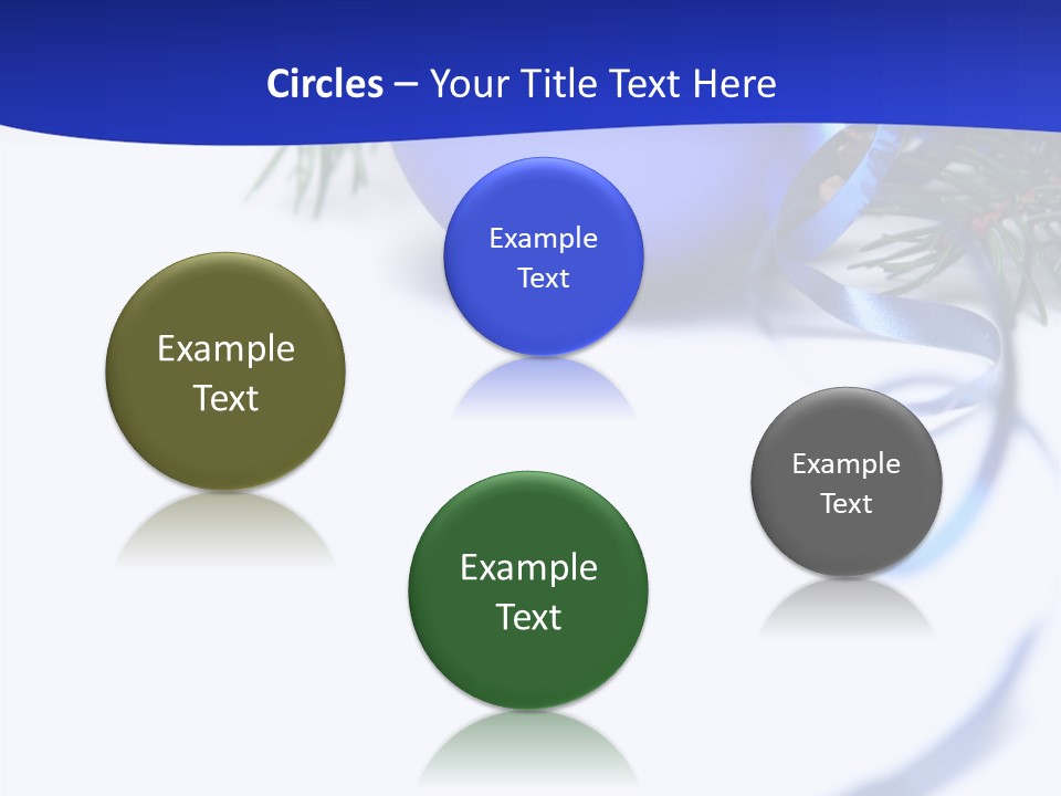 Xmas Forest Branch PowerPoint Template
