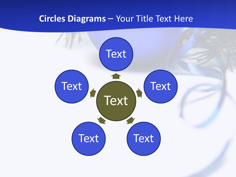 Xmas Forest Branch PowerPoint Template