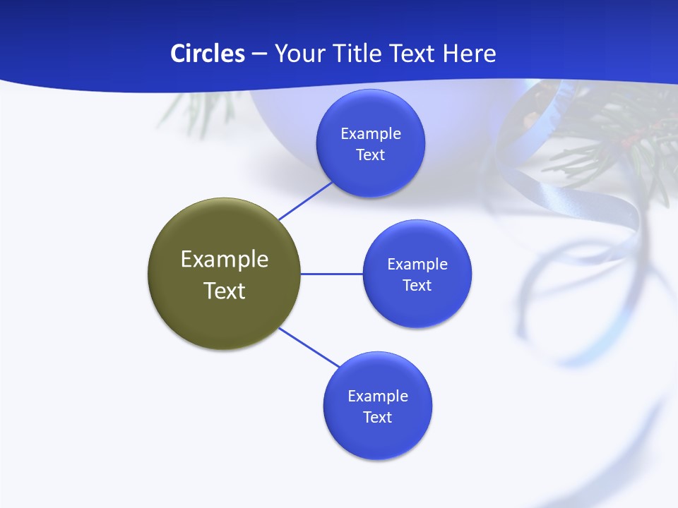 Xmas Forest Branch PowerPoint Template
