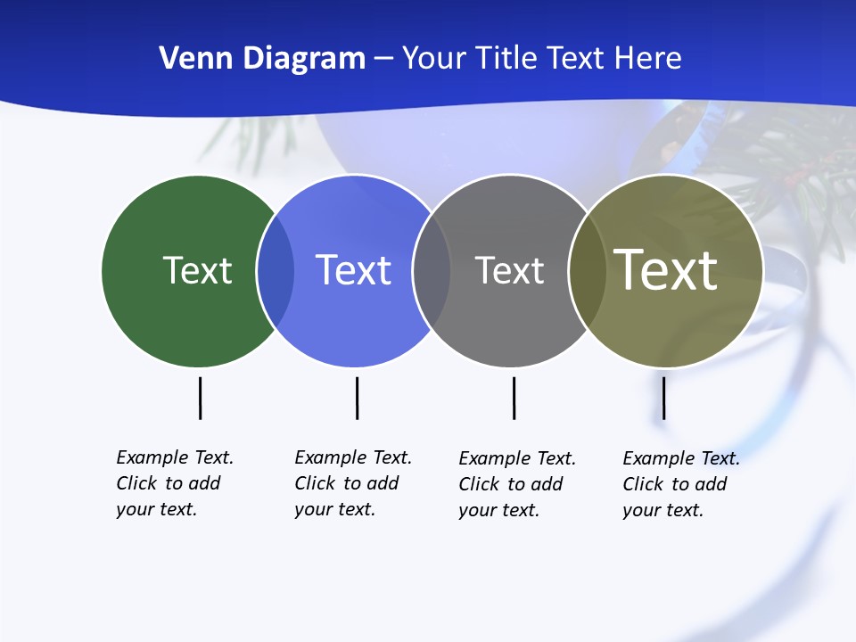 Xmas Forest Branch PowerPoint Template