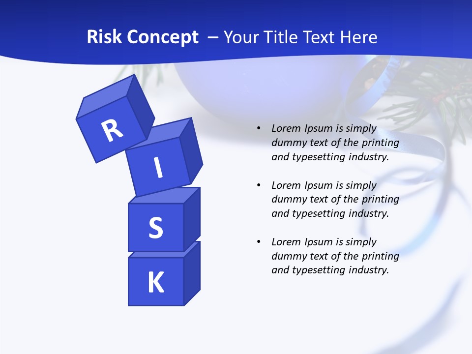 Xmas Forest Branch PowerPoint Template